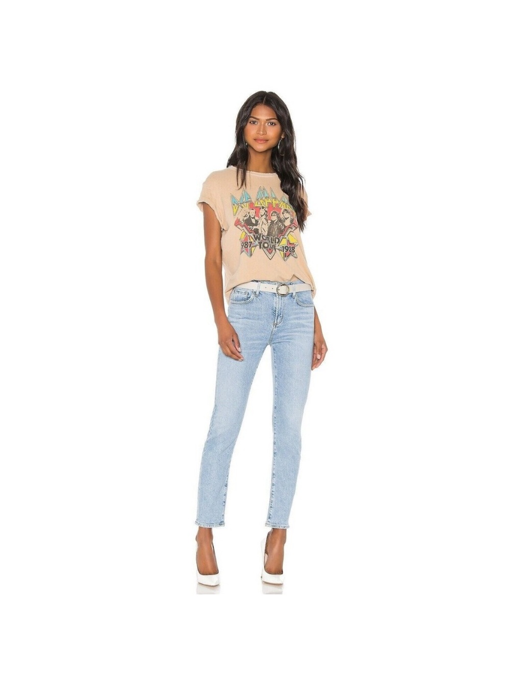 Agolde Toni Mid- Rise Straight Leg Jeans in Daylight Blue Light Wash Size 26